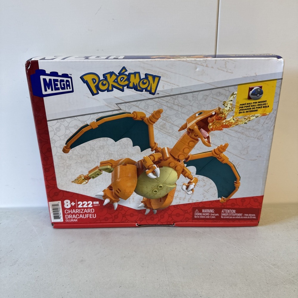 Mattel MEGA Construx Bloks Nintendo Pokemon CHARIZARD NEW Sealed